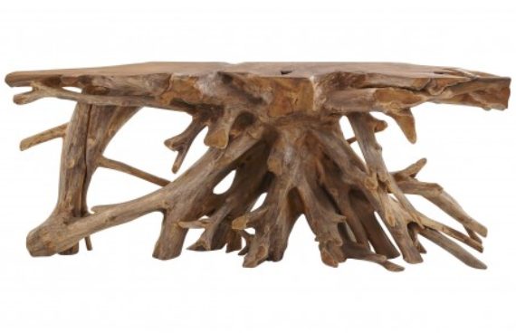 Teak Root Table Console