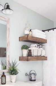 Floating Shelves placement - Talie Jane Interiors