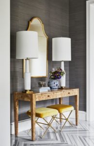 Grasscloth Wallpaper is hot - Talie Jane Interiors